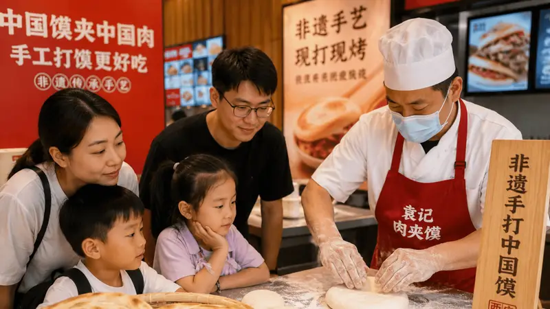 为什么很多人第一次看师傅打白吉馍，比吃肉夹馍更有意思？