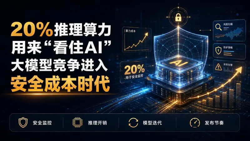 20%推理算力用来“看住AI”:大模型竞争进入安全成本时代