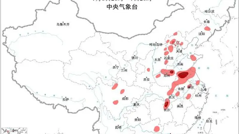 强对流天气黄色预警:山东河南等5省将有10级以上雷暴大风