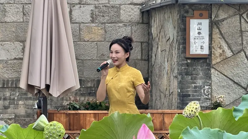 泉韵流声！济南泉畔上演沉浸式艺术快闪秀