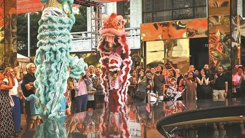 岭南醒狮英歌燃动联合国 古城文化新风向国际舞台留痕