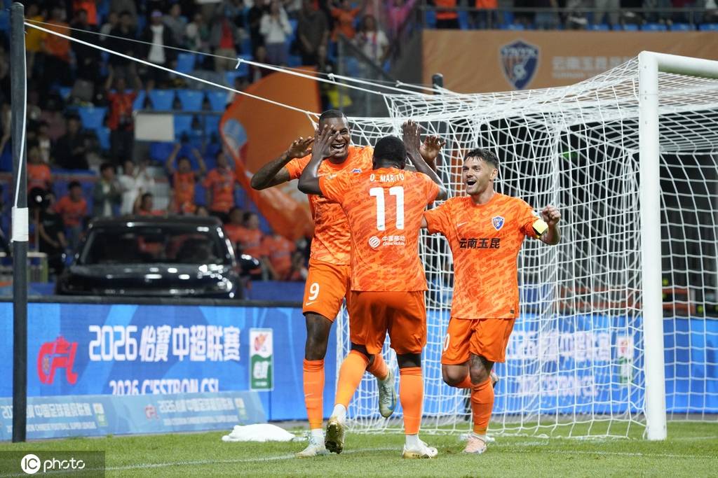 中超-18岁小将破门克莱伯反超 玉昆2-1逆转河南