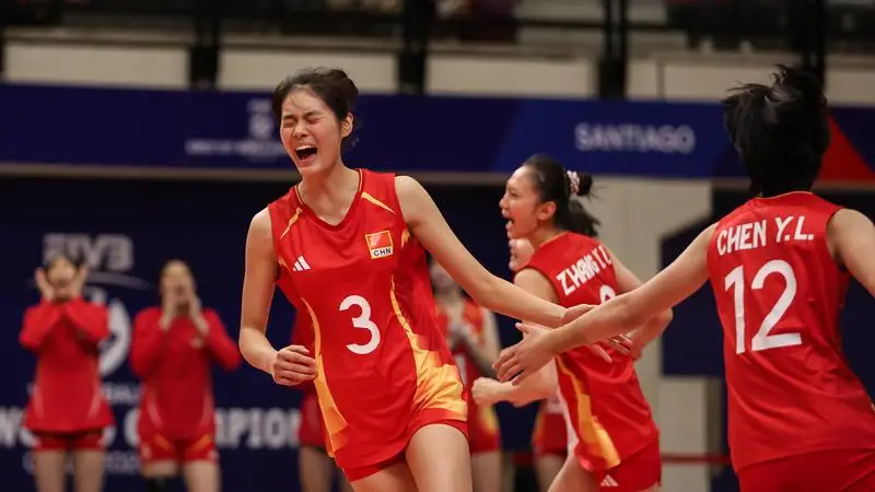 U17女排世锦赛：中国3-2险胜克罗地亚进四强 半决赛战美国