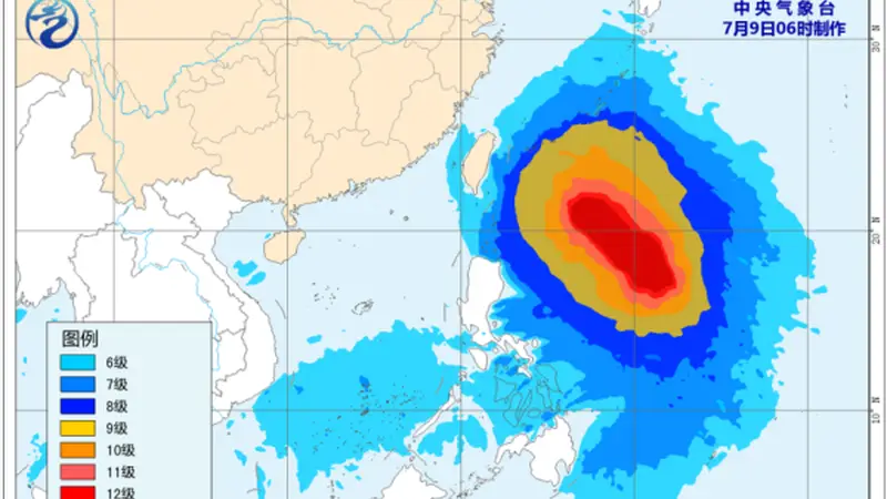 “巴威”逼近，中央气象台发布台风黄色预警