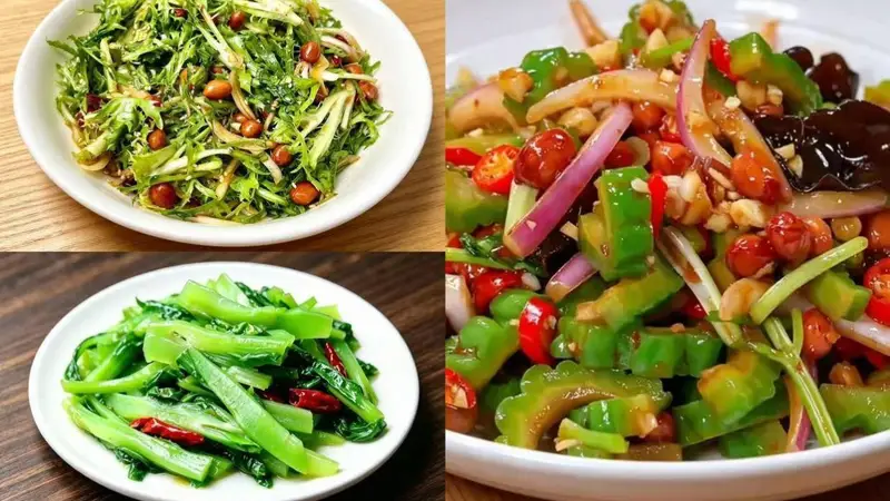 大暑吃苦味蔬菜消暑气:苦瓜凉拌木耳花生米清爽解腻