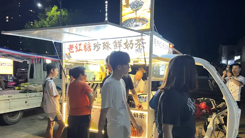 我学了奶茶技术才懂得摆摊真相，2026珠海学甜咖恋老红糖珍珠奶茶