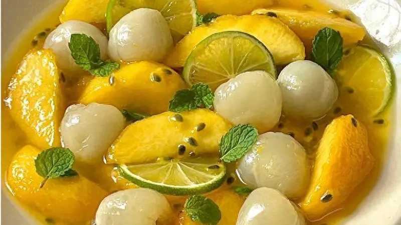 四款蜂蜜渍鲜果搭配，夏季冰镇食用，清爽解腻