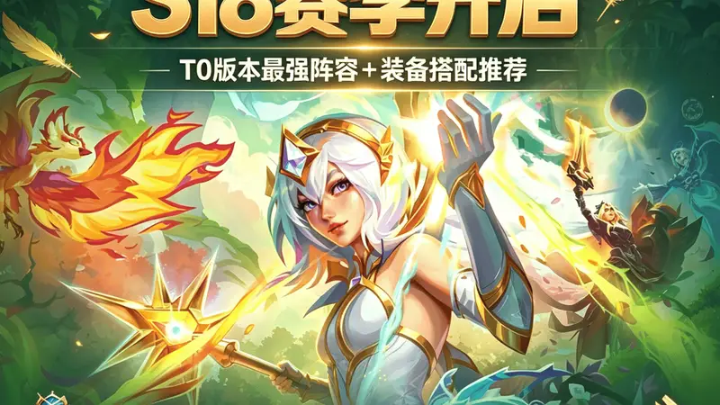 金铲铲S18赛季最强T0阵容推荐，及装备搭配指南，助力强势上分，直接冲大师！