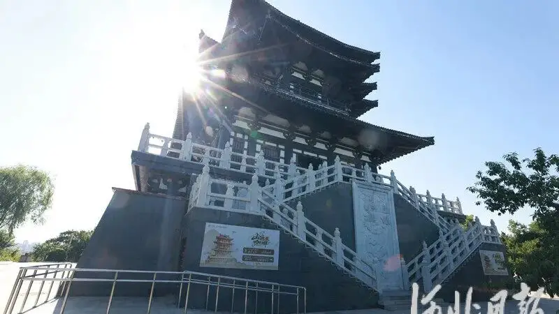 唐山南湖景区龙山阁全新开放 步步皆升腾打造沉浸式文化休闲体验