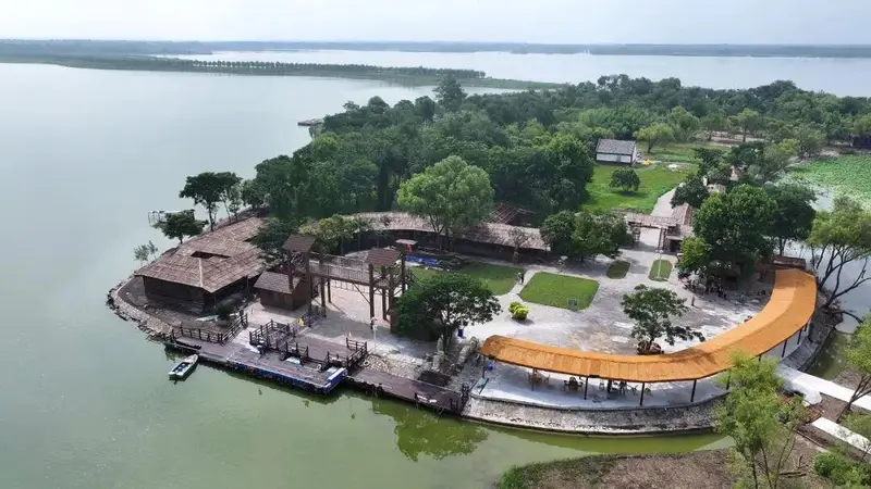 登岛游船启航，探秘太白湖景区水上“桃花源”
