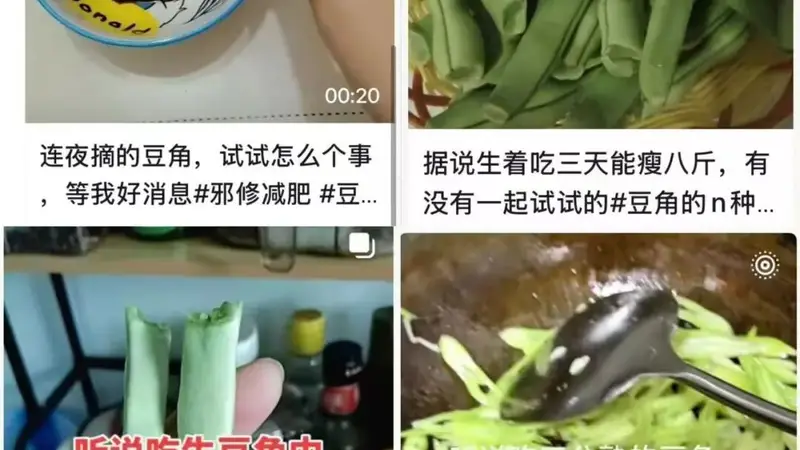 男子生吃豆角三天瘦八斤？医生：是中毒而非减肥