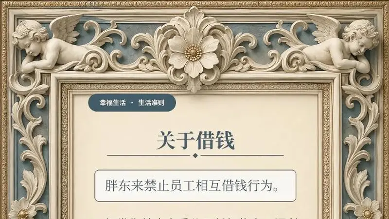 于东来深夜发文：胖东来禁止员工相互借钱，称借钱是不成熟表现