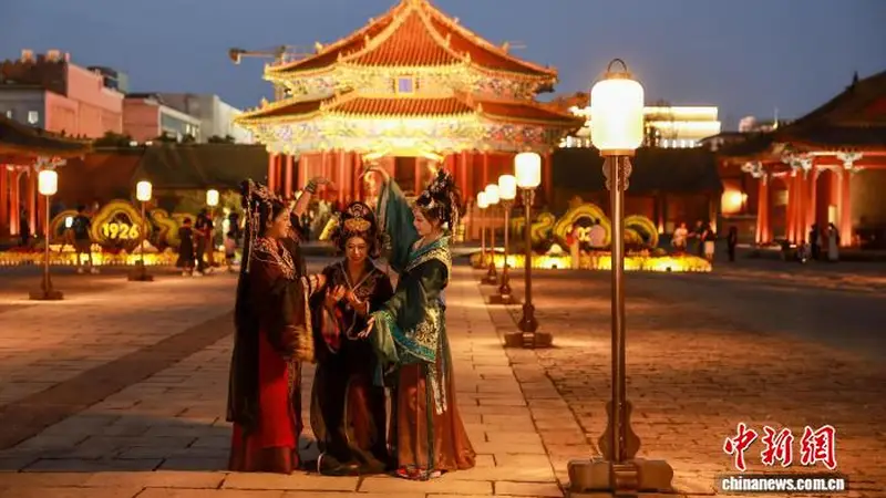 沈阳故宫暑期夜场开放 沉浸式演绎展现清代宫廷文化