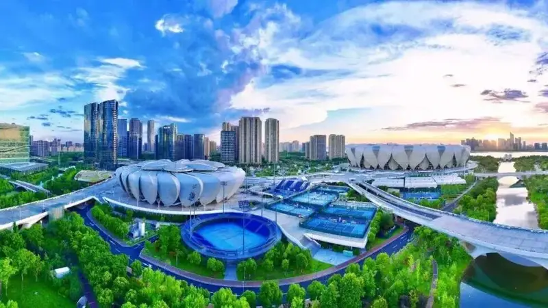 杭州古城边现文艺新地标 亚运遗迹与文体资源打造城市文艺休闲胜地