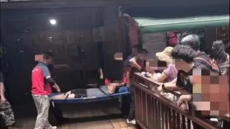 西双版纳一公园项目被曝绳索断裂，目击者称“多人被担架抬出” ，涉事景区紧急关停