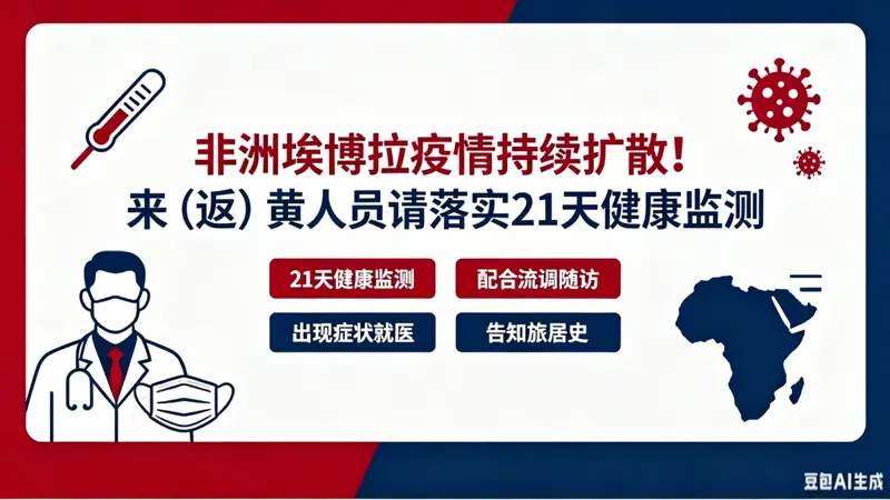 非洲埃博拉疫情持续扩散！来（返）黄人员请落实21天健康监测